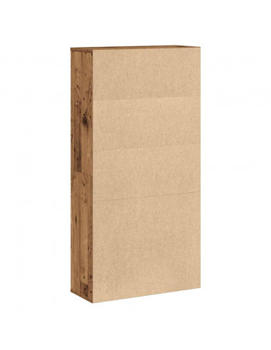 Libreria Legno Vecchio 60x24x120 cm in Legno Multistrato