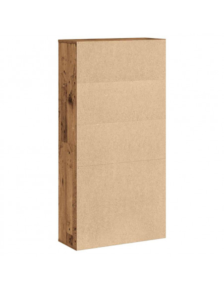 Libreria Legno Vecchio 60x24x120 cm in Legno Multistrato
