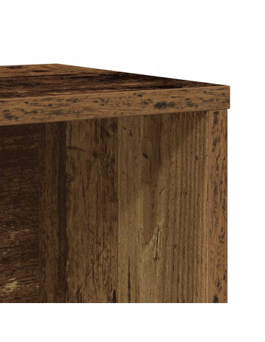 Libreria Legno Vecchio 60x24x76,5 cm in Legno Multistrato