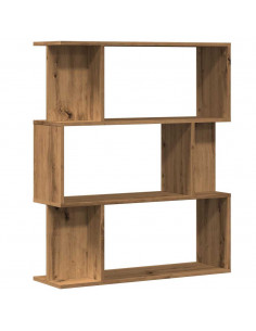 Libreria Rovere Artigianale 80x24x96 cm Legno Multistrato