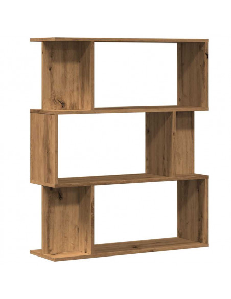 Libreria Rovere Artigianale 80x24x96 cm Legno Multistrato