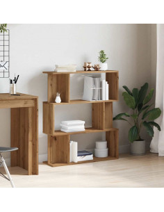 Libreria Rovere Artigianale 80x24x96 cm Legno Multistrato 2