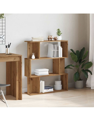 Libreria Rovere Artigianale 80x24x96 cm Legno Multistrato