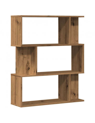 Libreria Rovere Artigianale 80x24x96 cm Legno Multistrato