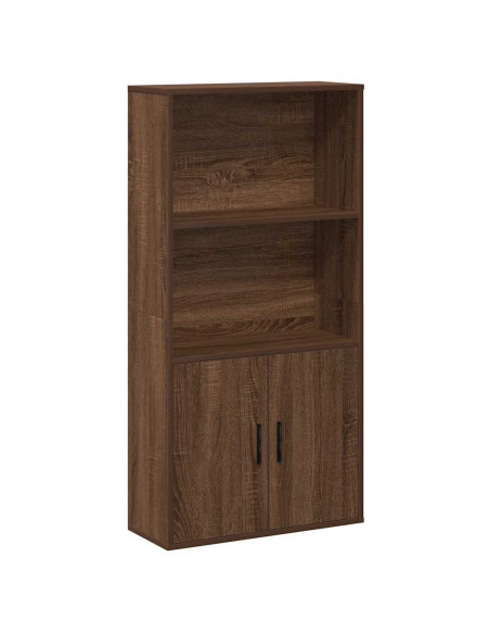 Libreria Rovere Marrone 60x24x120 cm in Legno Multistrato