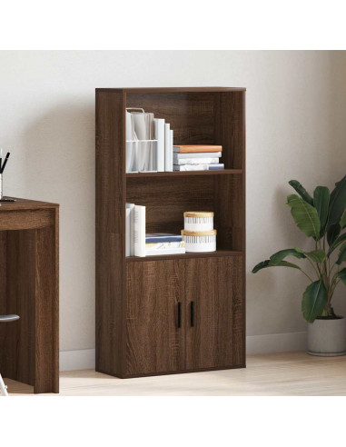 Libreria Rovere Marrone 60x24x120 cm in Legno Multistrato
