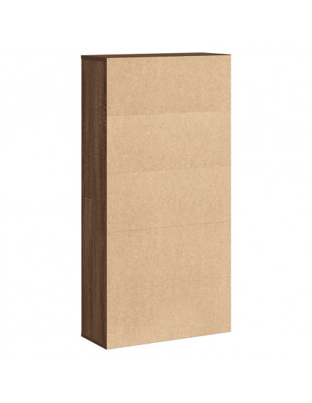 Libreria Rovere Marrone 60x24x120 cm in Legno Multistrato