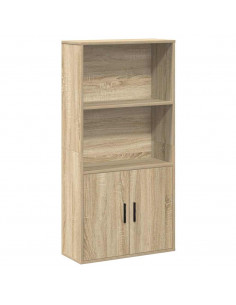 Libreria Rovere Sonoma 60x24x120 cm in Legno Multistrato