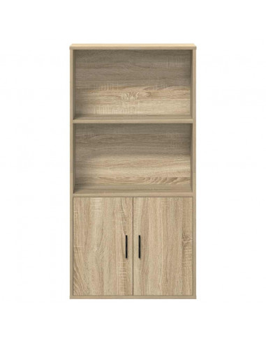 Libreria Rovere Sonoma 60x24x120 cm in Legno Multistrato