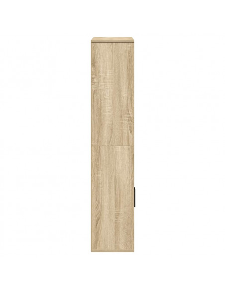 Libreria Rovere Sonoma 60x24x120 cm in Legno Multistrato