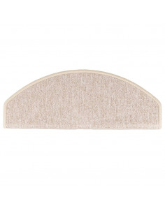 Tappetini per Scale 15 pz Grigio Talpa 65x24x4 cm