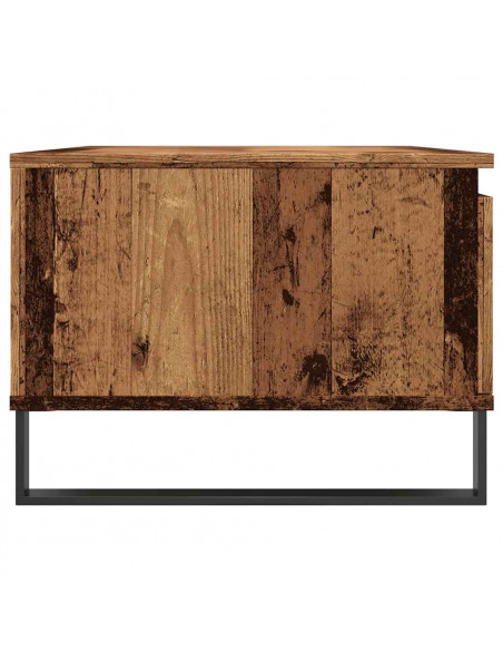 Tavolino da Salotto Legno Antico 90x50x36,5 cm in Truciolato
