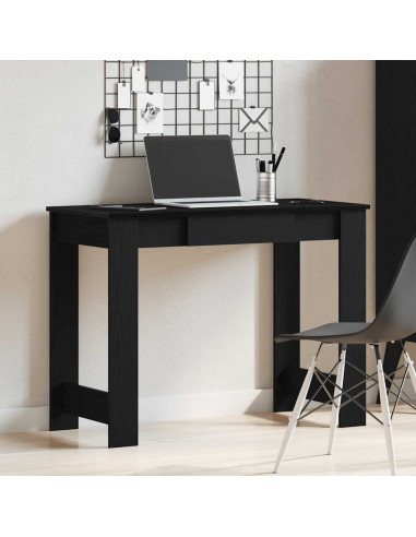 Scrivania Nera 100x45x75 cm in Legno Multistrato