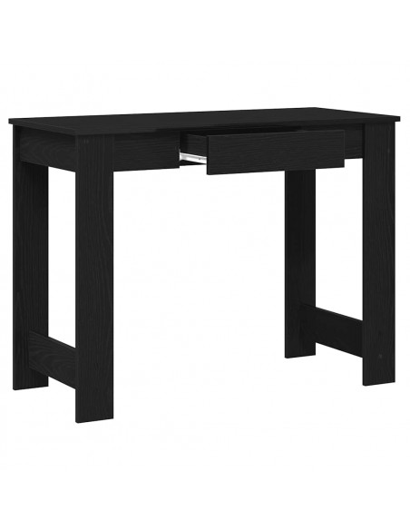 Scrivania Nera 100x45x75 cm in Legno Multistrato