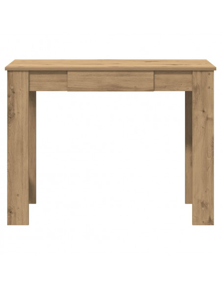 Scrivania Rovere Artigianale 100x45x75 cm in Legno Multistrato