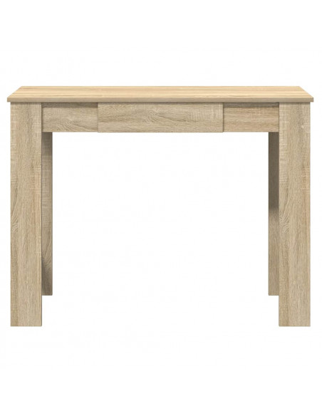 Scrivania Rovere Sonoma 100x45x75 cm in Legno Multistrato