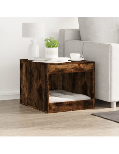 Recinto Lettiera Gatti Rovere Fumo 47x59x42 cm in Truciolato