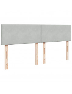 Struttura Letto Pouf con Materasso 180x200 cm in Velluto 2