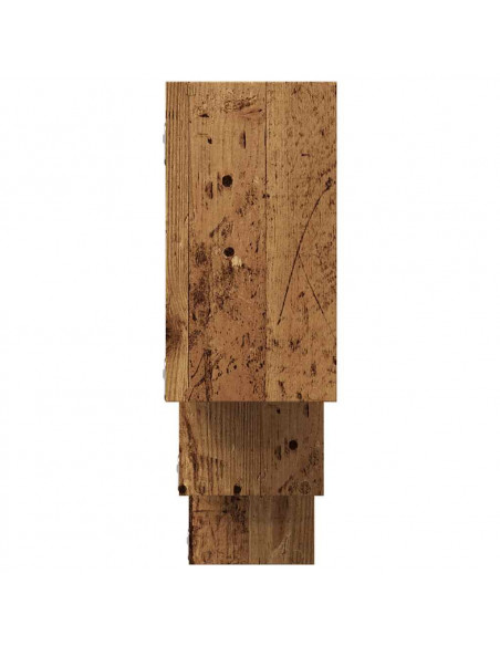Scaffale a Parete Legno Vecchio 159x18x66 cm in Truciolato