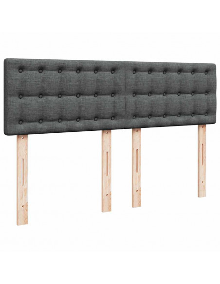 Struttura Letto Pouf con Materasso 140x200 cm in Tessuto