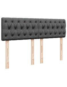 Struttura Letto Pouf con Materasso 140x200 cm in Tessuto 2