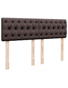 Struttura Letto Pouf con Materasso 140x200 cm in Tessuto 2