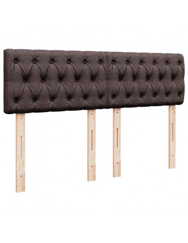 Struttura Letto Pouf con Materasso 140x200 cm in Tessuto