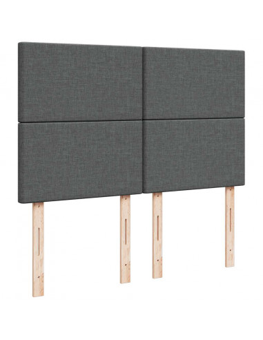 Struttura Letto Pouf con Materasso 140x200 cm in Tessuto