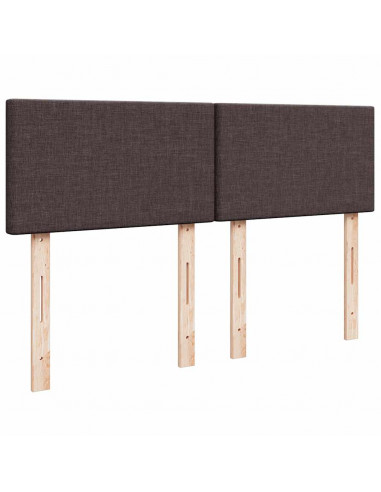 Struttura Letto Pouf con Materasso 140x200 cm in Tessuto