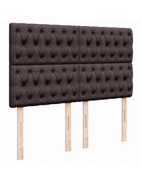Struttura Letto Pouf con Materasso 140x200 cm in Tessuto