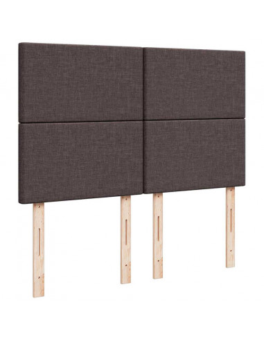 Struttura Letto Pouf con Materasso 140x200 cm in Tessuto