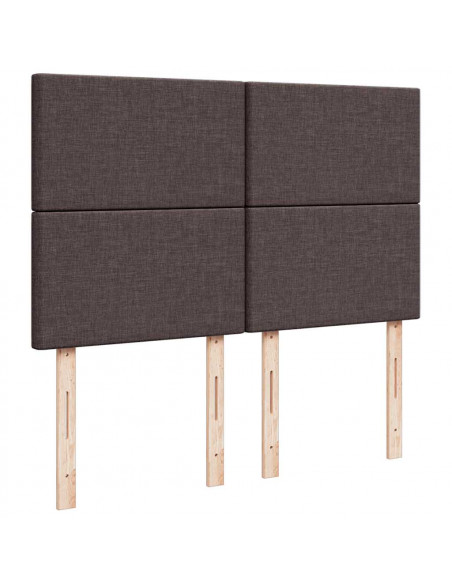 Struttura Letto Pouf con Materasso 140x200 cm in Tessuto