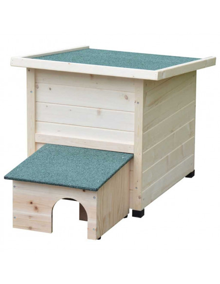 @Pet Casetta per Ricci XL 53x65x52cm Legno Bianco