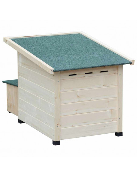 @Pet Casetta per Ricci XL 53x65x52cm Legno Bianco