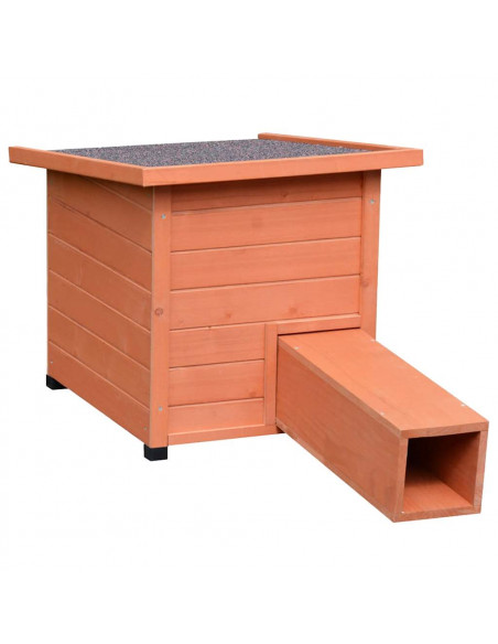 @Pet Casetta per Ricci XL 53x65x52cm Legno Marrone