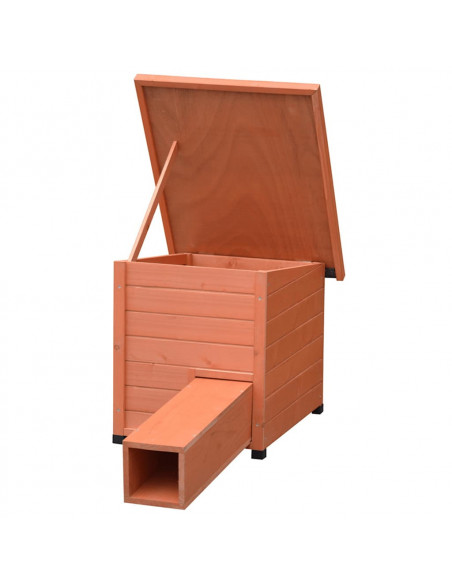 @Pet Casetta per Ricci XL 53x65x52cm Legno Marrone