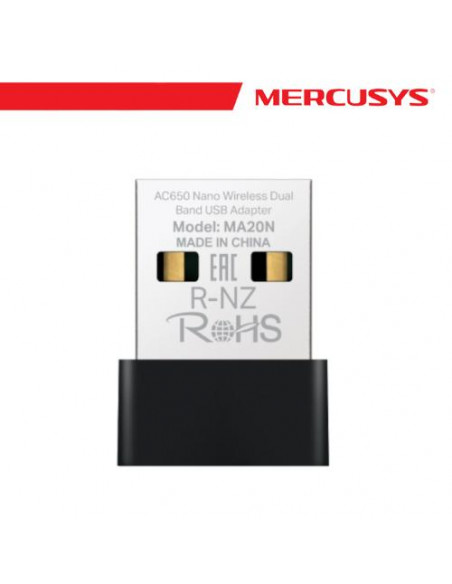 Mercusys AC650 Nano Wireless Dual Band USB Adapter