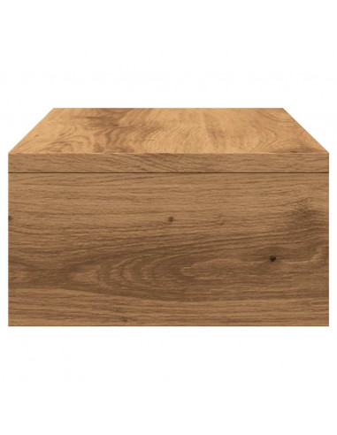 Supporto Monitor Rovere Artigianale 42x24x13 cm Multistrato
