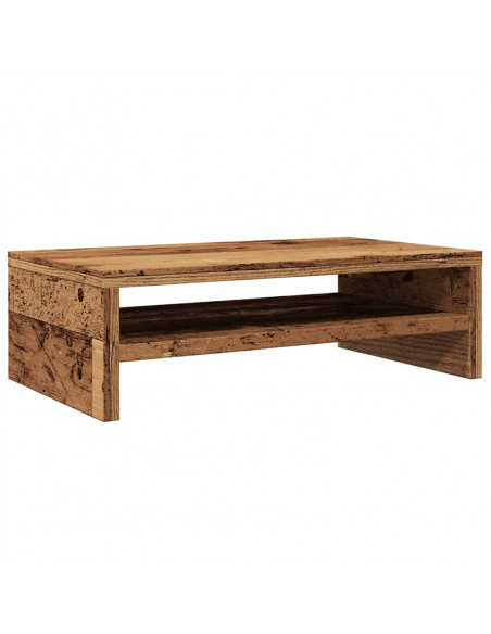 Supporto per Monitor Legno Antico 42x24x13 cm Legno Multistrato