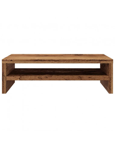 Supporto per Monitor Legno Antico 42x24x13 cm Legno Multistrato