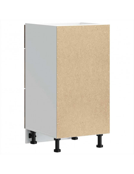 Base da Cucina Porto Rovere Fumo in Legno Multistrato