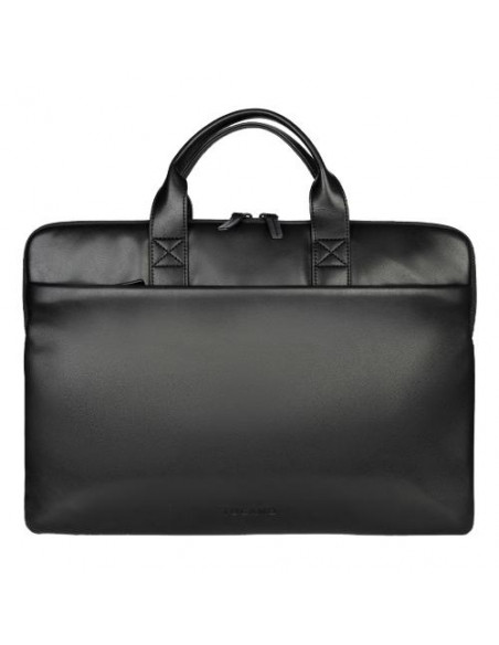 BORSA TUCANO ISOTTA SUPERSLIM 15,6", NERO, IN MORBIDO PU EFFETTO PELLE - BSISO1516-BK