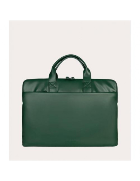 BORSA TUCANO ISOTTA SUPERSLIM 15,6", VERDE, IN MORBIDO PU EFFETTO PELLE - BSISO1516-V