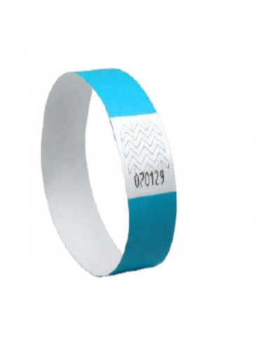 BRACCIALETTI TYVEK BLU FLUO