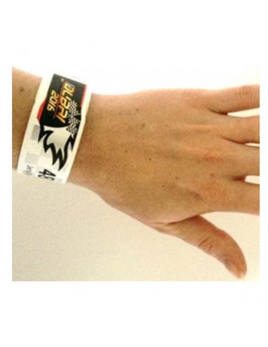 BRACCIALETTI TYVEK BLU FLUO