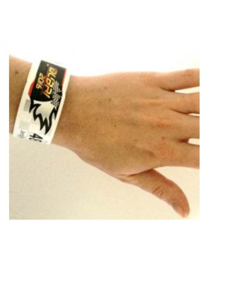BRACCIALETTI TYVEK ROSA FLUO