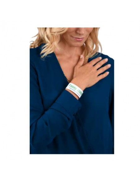 BRACCIALETTI TYVEK ROSA FLUO