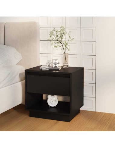 Comodini 2 pz Neri 45x34x44 cm in Truciolato