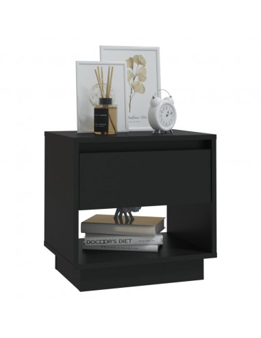 Comodini 2 pz Neri 45x34x44 cm in Truciolato