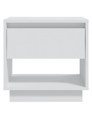 Comodino Bianco 45x34x44 cm in Truciolato